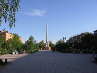 памятник погибшим воинам в ВОВ